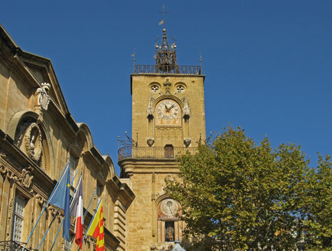 Landmarks in Aix-en-Provence France